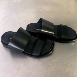 Ann Demeulemeester Black Sandals, size 7.5